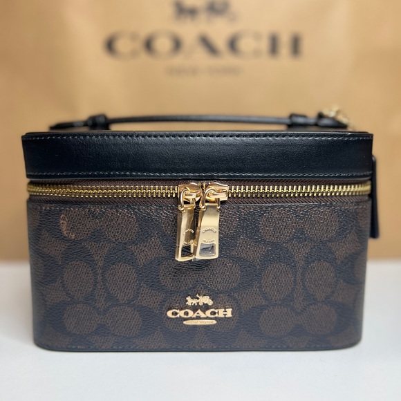 Coach Signature Cosmetic Case / Cosmetic Bag - Picture 9 of 9
